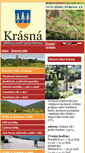 Mobile Screenshot of obec-krasna.cz