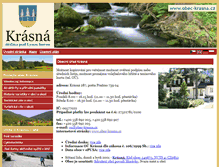 Tablet Screenshot of obec-krasna.cz